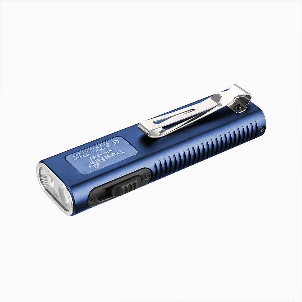 TrustFire X3-SE EDC Rechargeable Flashlight Magnet Torch UV Light , Red Laser US
