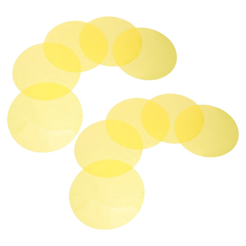 10 Pcs Warm Light Gel Sheets Professional Lighting Gels Decorative Filters