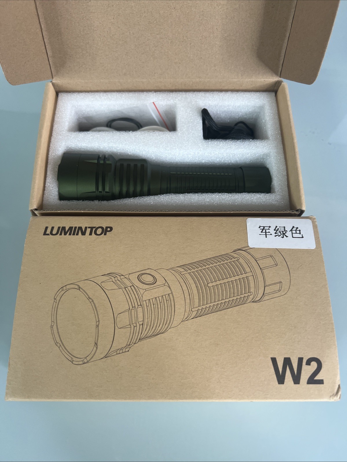 Lumintop W2 2in1 LED COB Flashlight SFT25 700M