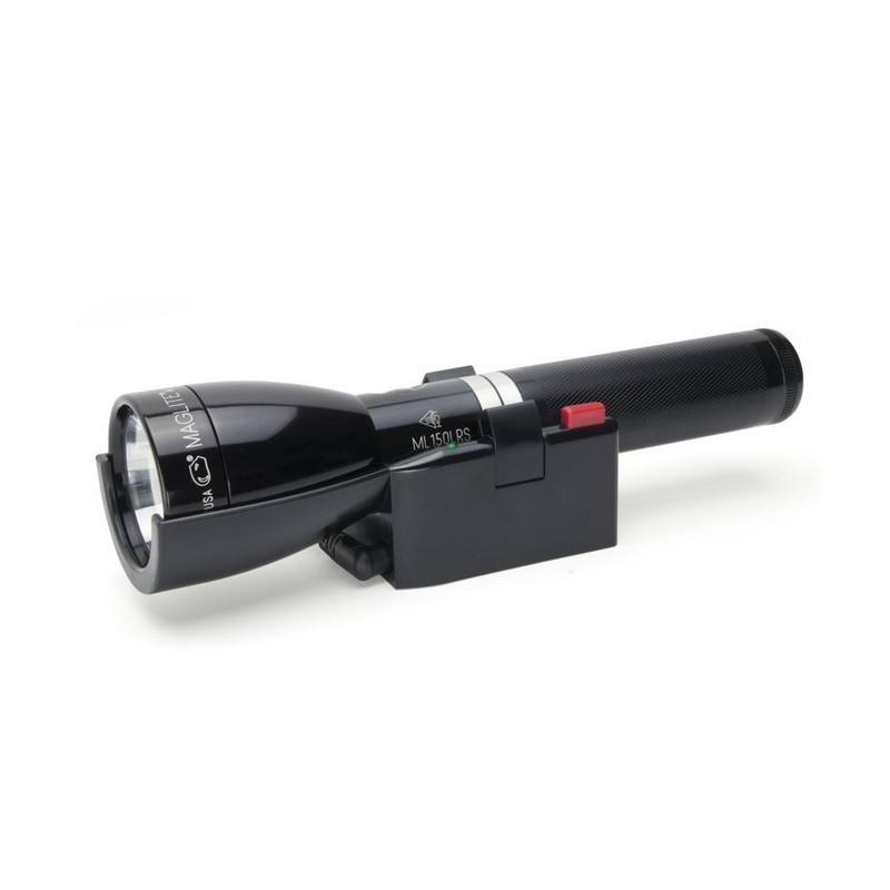 Maglite ML150LRS Mag Charger Rechargeable LED Fast-Charging Flashlight, Black