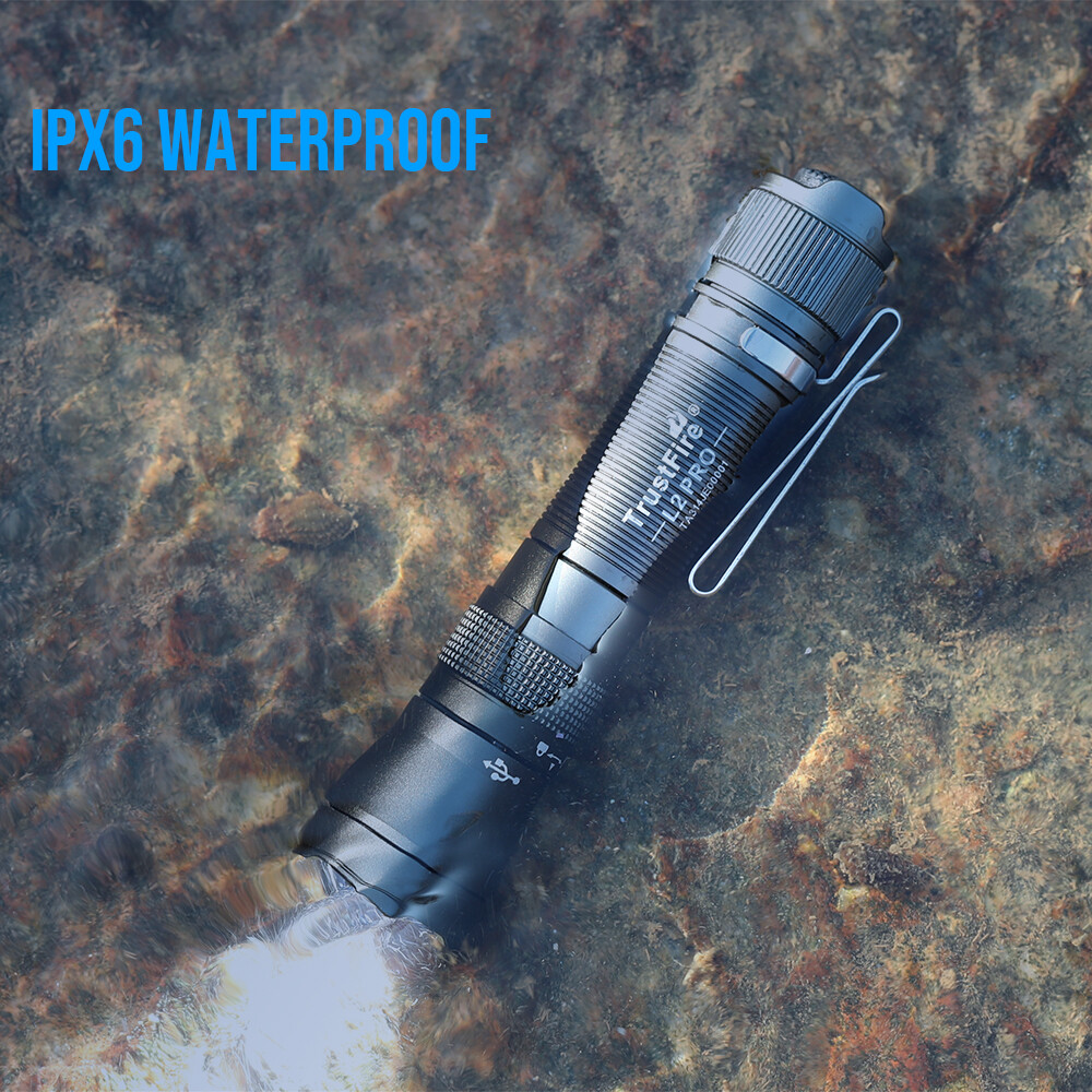 Trustfire L2Pro Led Tactical Flashlight 1100Lumen LED Working Torch IPX6 Black X