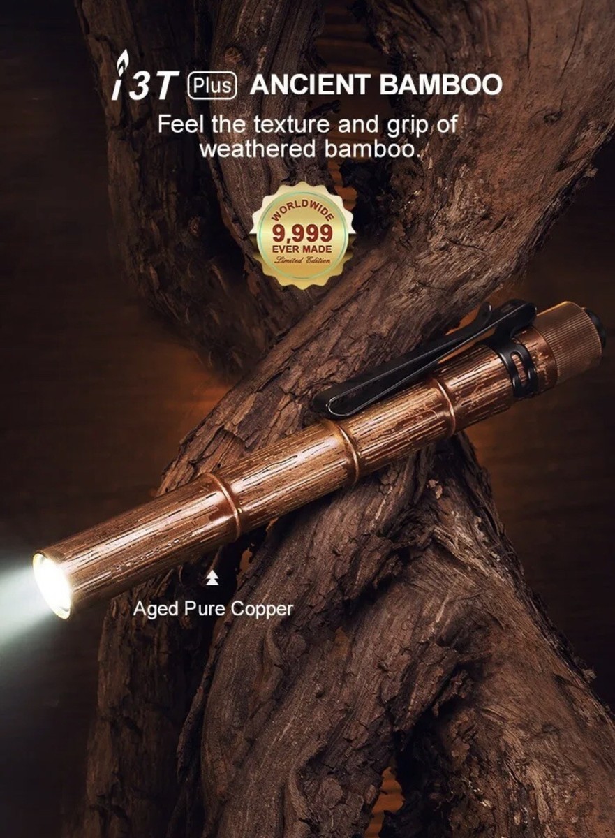 Olight I3T PLUS Ancient Bamboo Copper – LIMITED EDITION – DISCONTINUED – RARE
