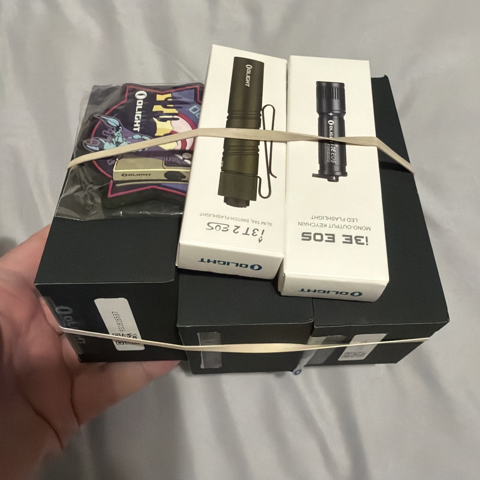Olight Oclip Ultra Clip-On Light Flood, Spot, & UV Modes, BUNDLE ! MANY EXTRAS!!