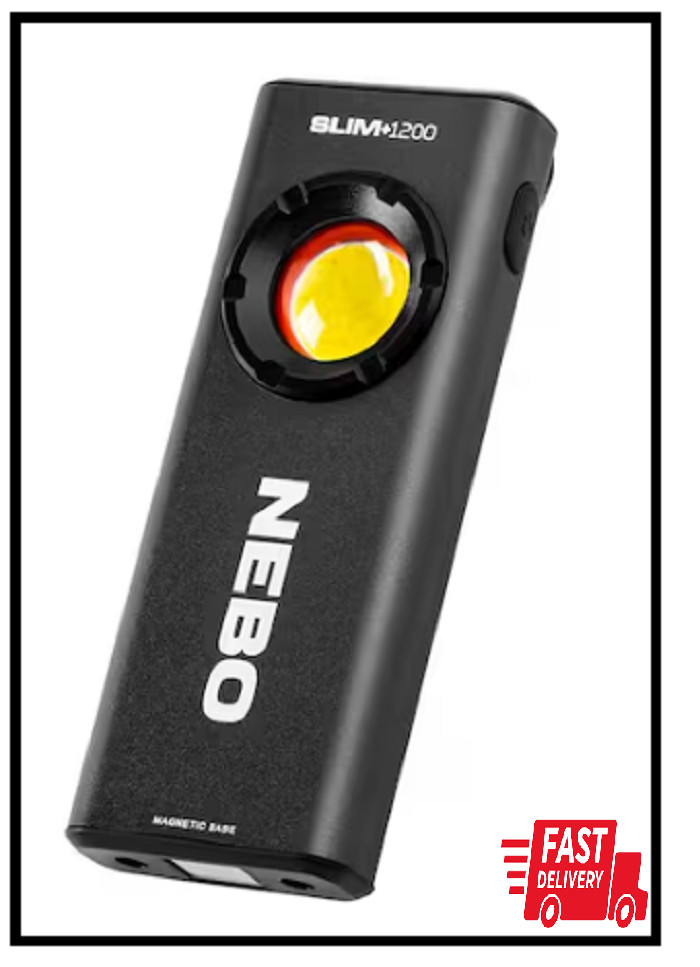 Ultra-Bright 1200 Lumens Rechargeable Flashlight Power Bank with Built-in Laser