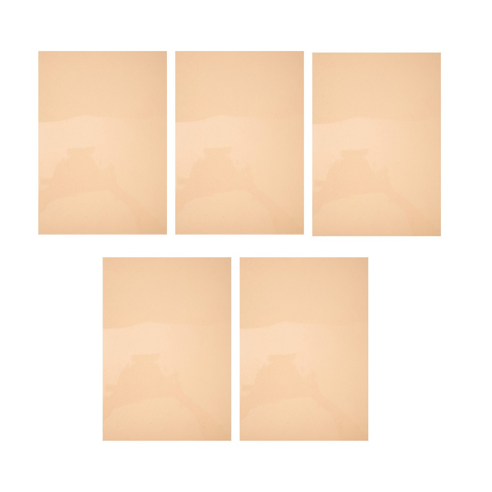 5 Sheets Color Correction Gel Light Filter LED Transparent Screen Film