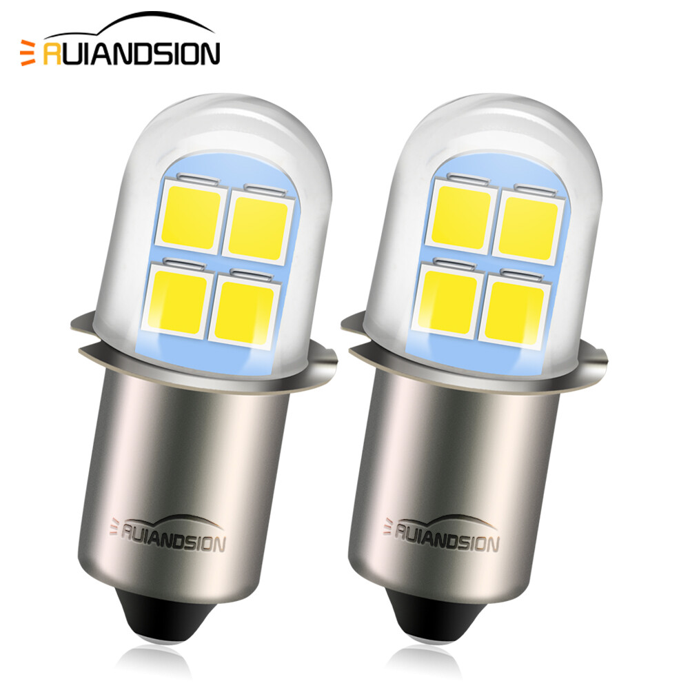PR2 P13.5S LED Fackellicht Taschenlampe Lampe Birne Weiß Warmweiß DC 4.5V-6V