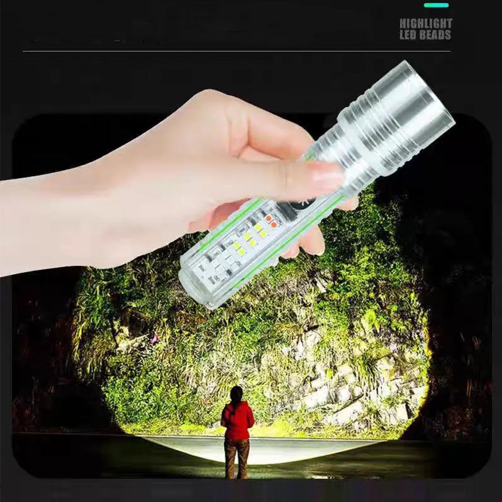 Super Bright LED Torch Flashlight Tactical Camping Outdoor Lamp Rechargeable USB