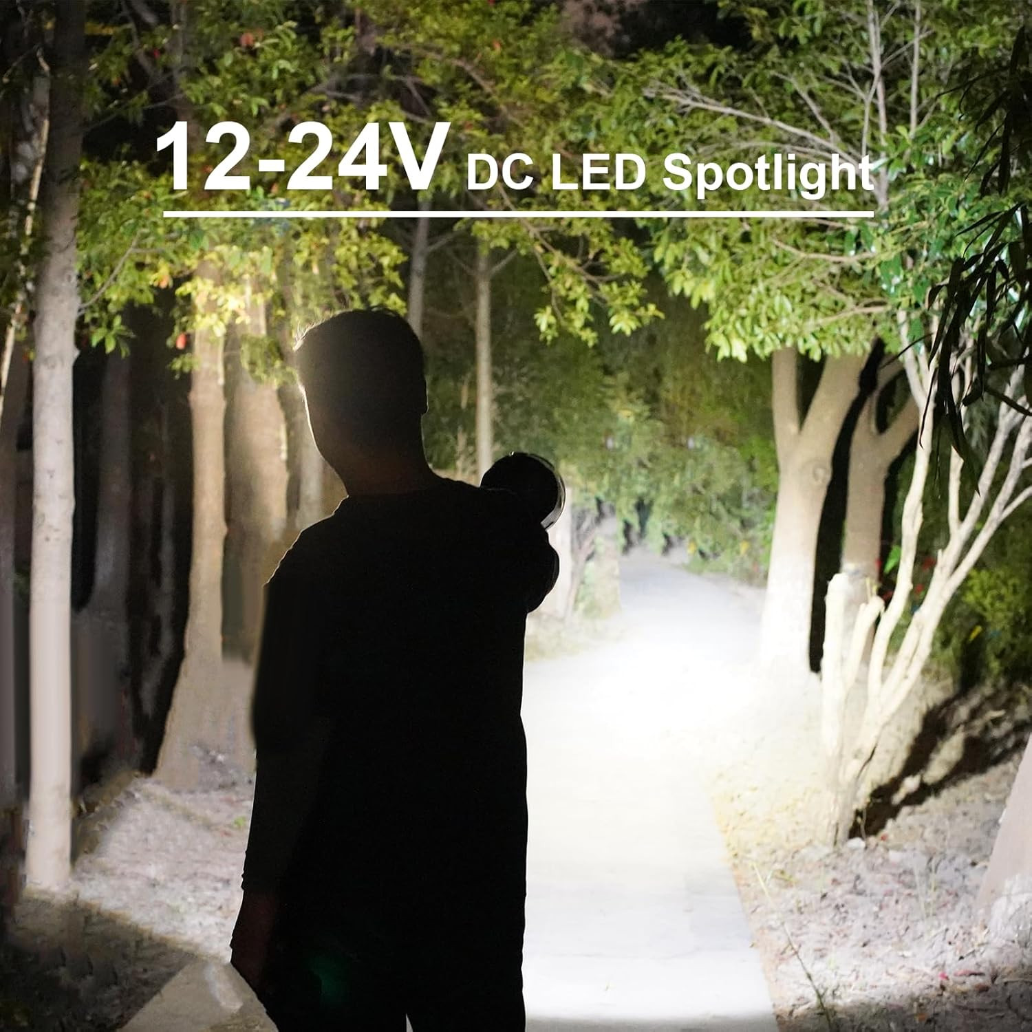Spotlight 12 Volt Spotlight Led up to 2000 Lumen Boat Handheld Spotlight Corded