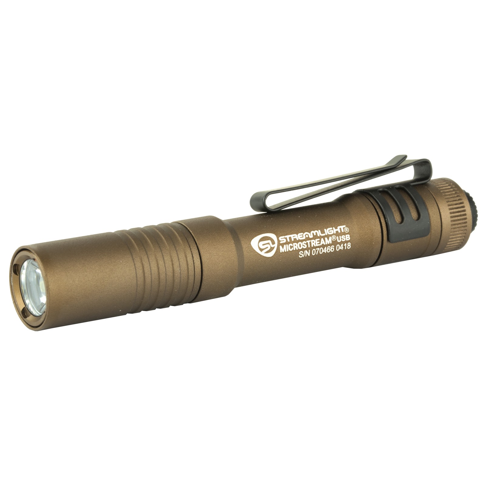 Streamlight 66608 MicroStream USB Pocket Light Coyote 50/250 Lumens White C4 LE