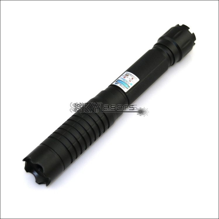 1mw 450nm Blue Laser pointer Pen Adjustable Focus Visible Beam Flashlight USA