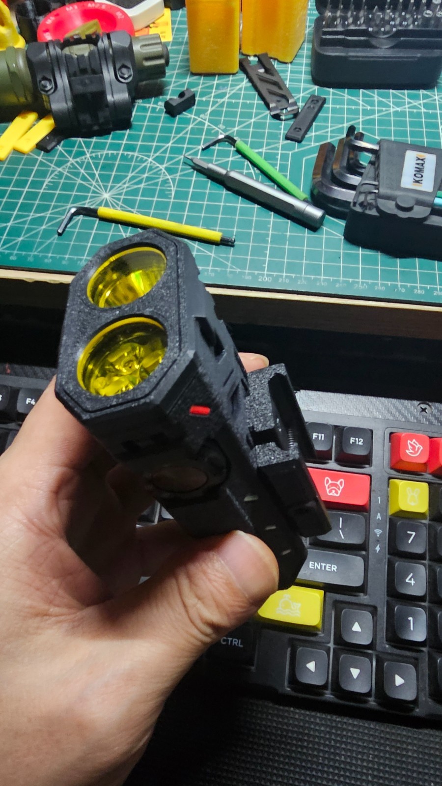 Protective Armor + Rail Clip FOR LOOP SK-05/PRO – 20mm Universal Mount, Tactical