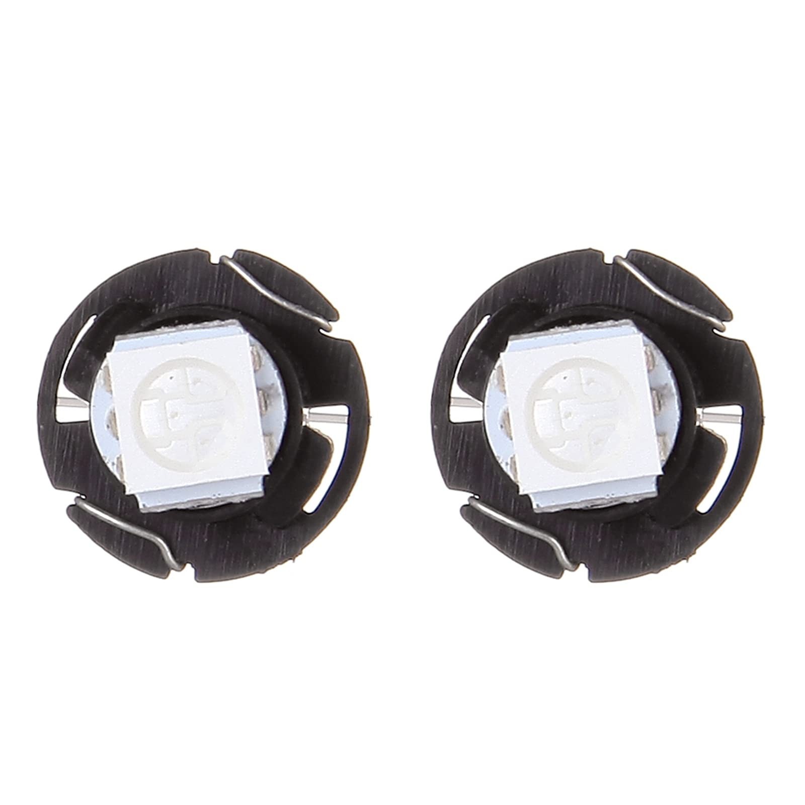 cciyu 4 Pack Blue 1-5050 SMD T4.7 Neo Wedge LED A/C Lights 12mm Bright Blue T…