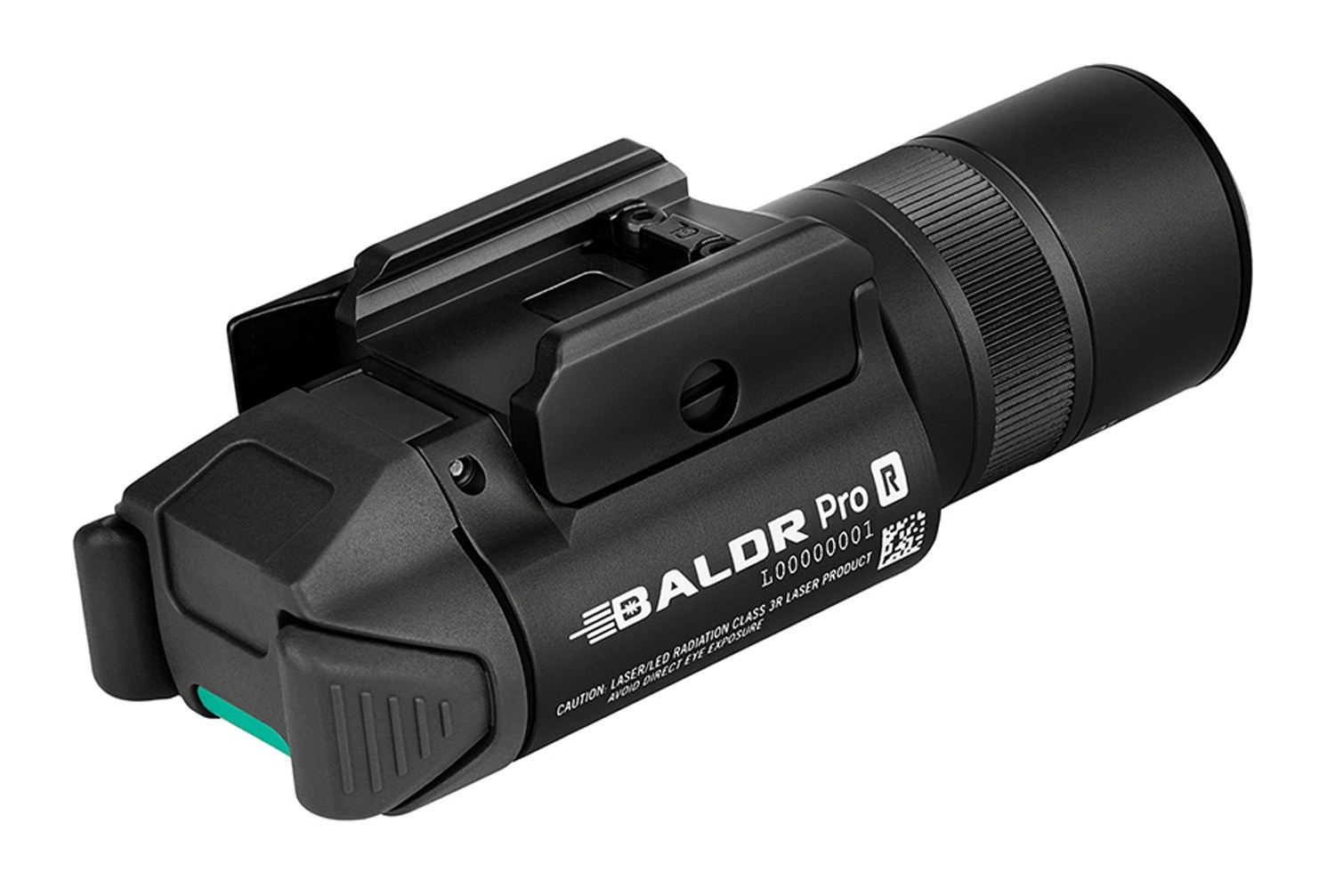 Olight BALDR Pro R Black Tactical Flashlight – 1350 Lumens, Laser, Durable