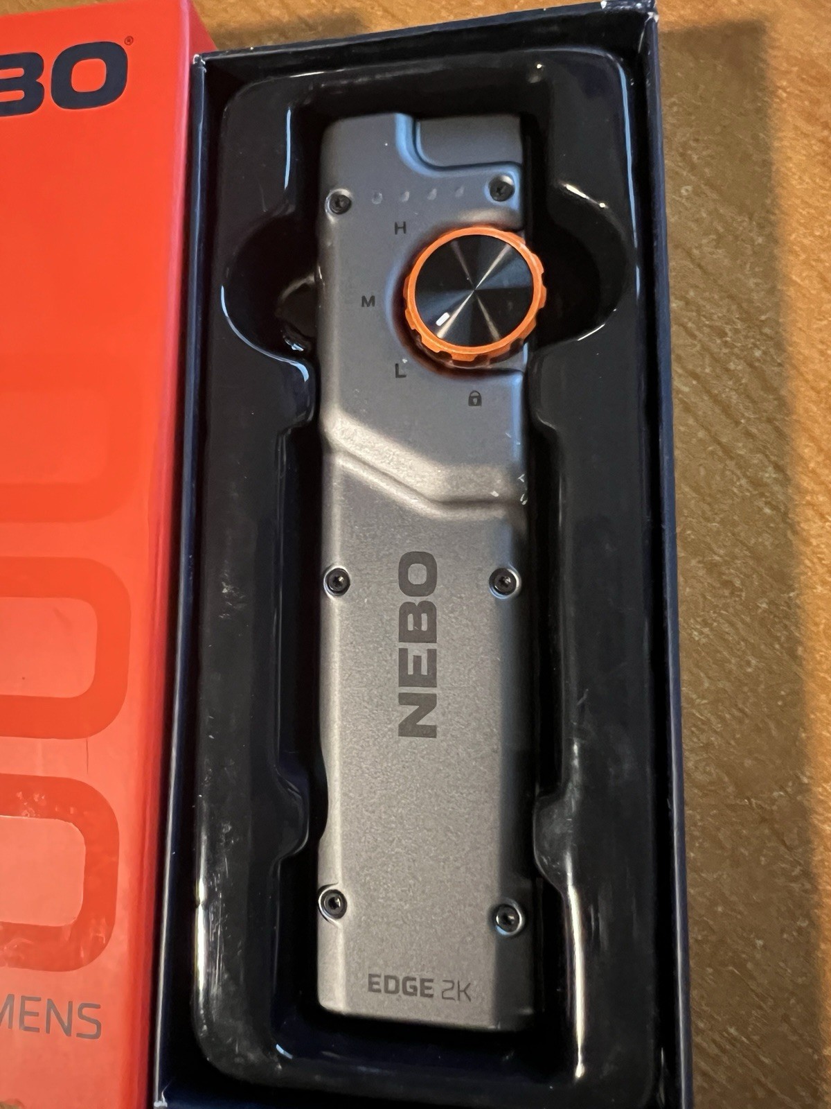 NEBO Edge 2K EDC Pocket Light Tactical Flashlight 2000 Lumens