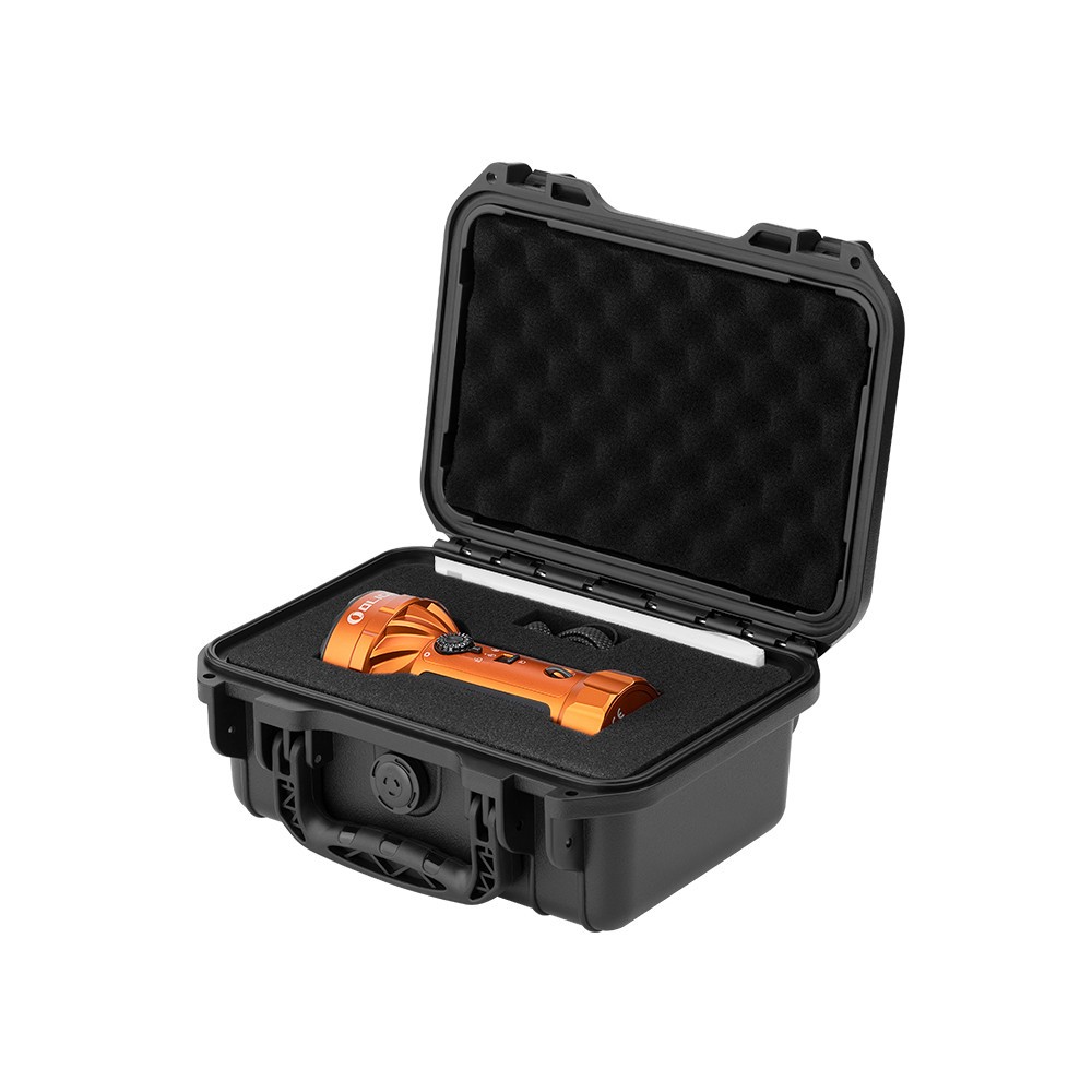 Olight Marauder Mini 2 Orange Wide-Beam High-Intensity Flashlight, 10000L, 750M