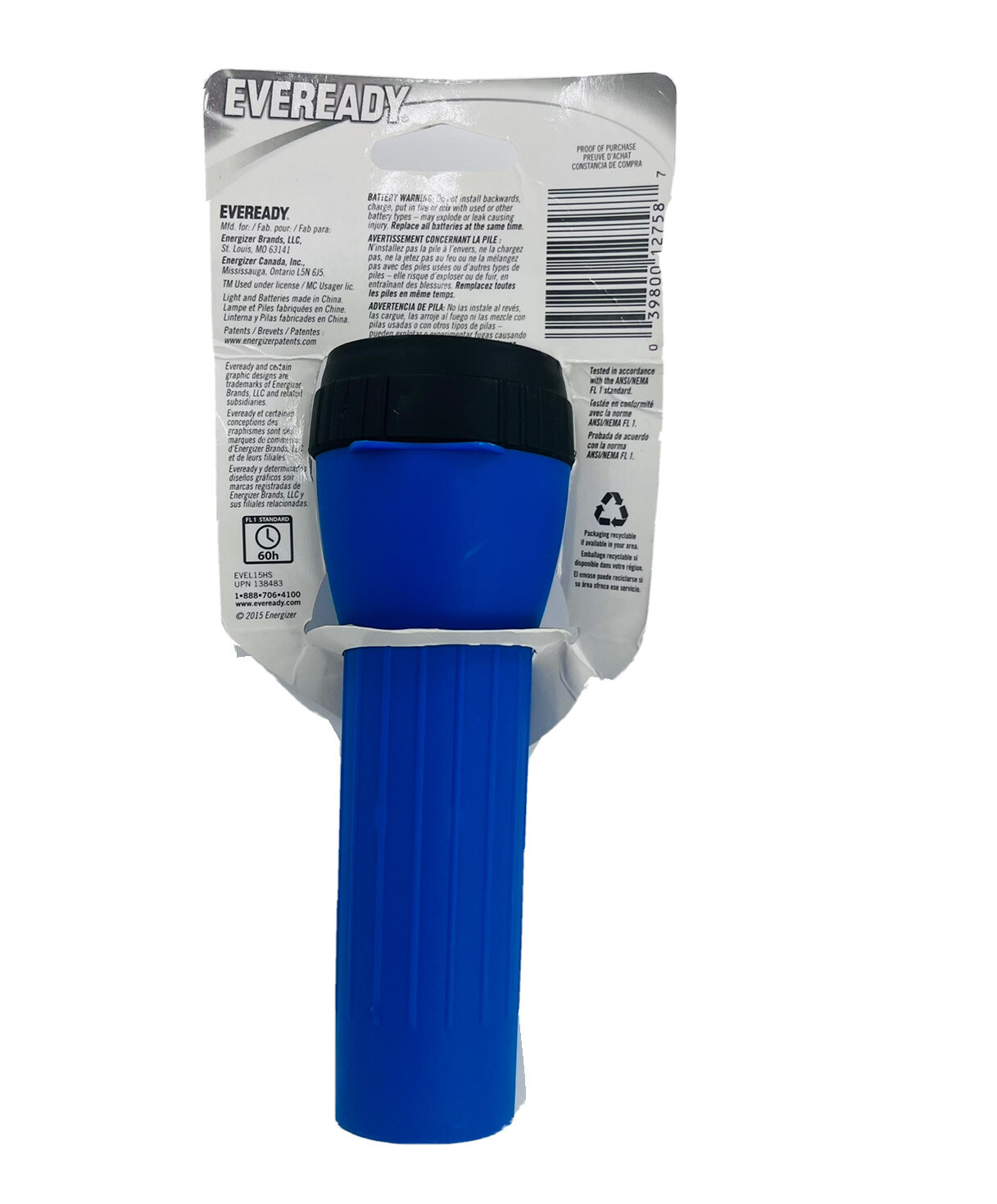 2 PK LED Flashlight Bright Long-lasting Durable Camping Emergency Kids EVEREADY®