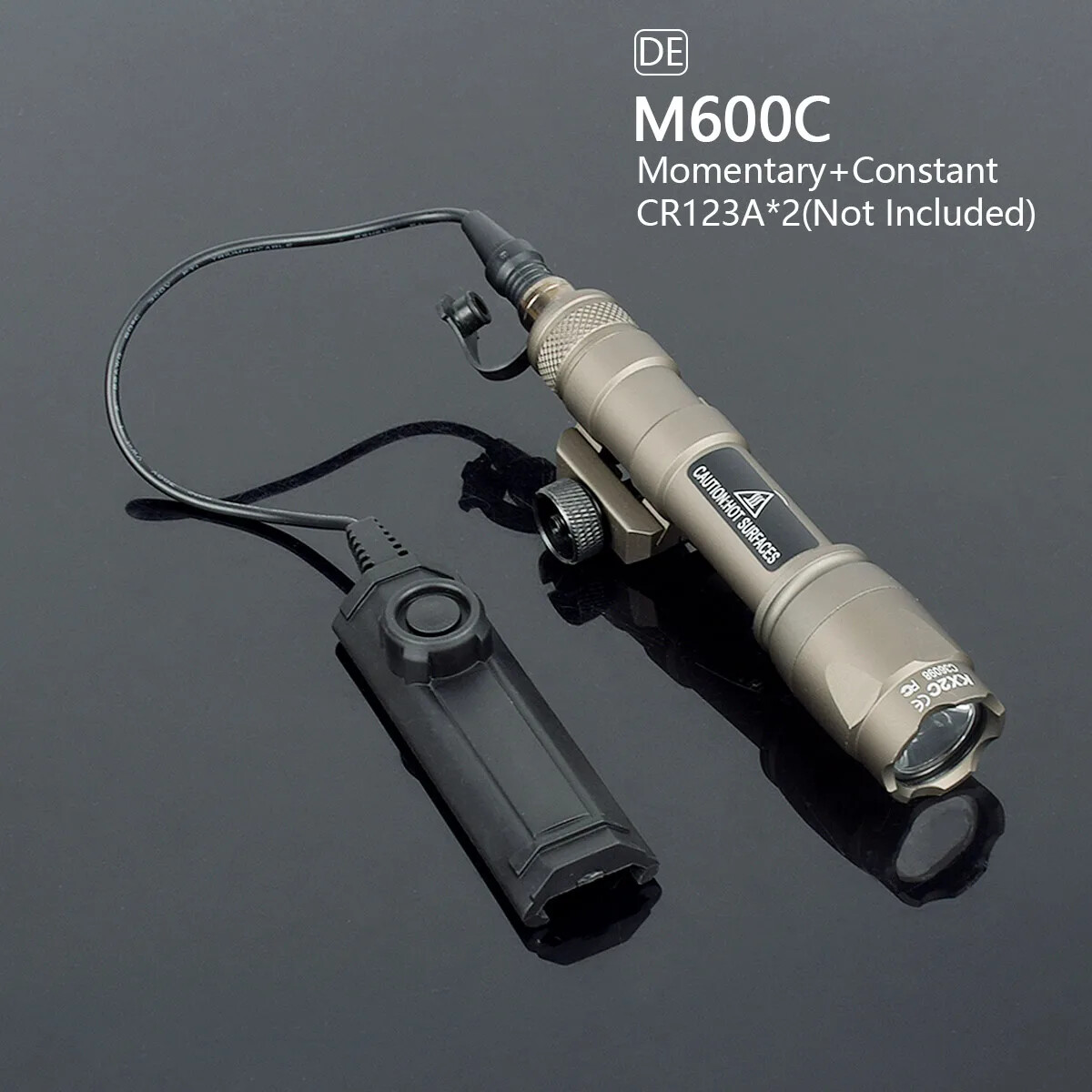 Light M600 M600B M600C Dual Pressure Switch Airsoft AR15 Flashlight