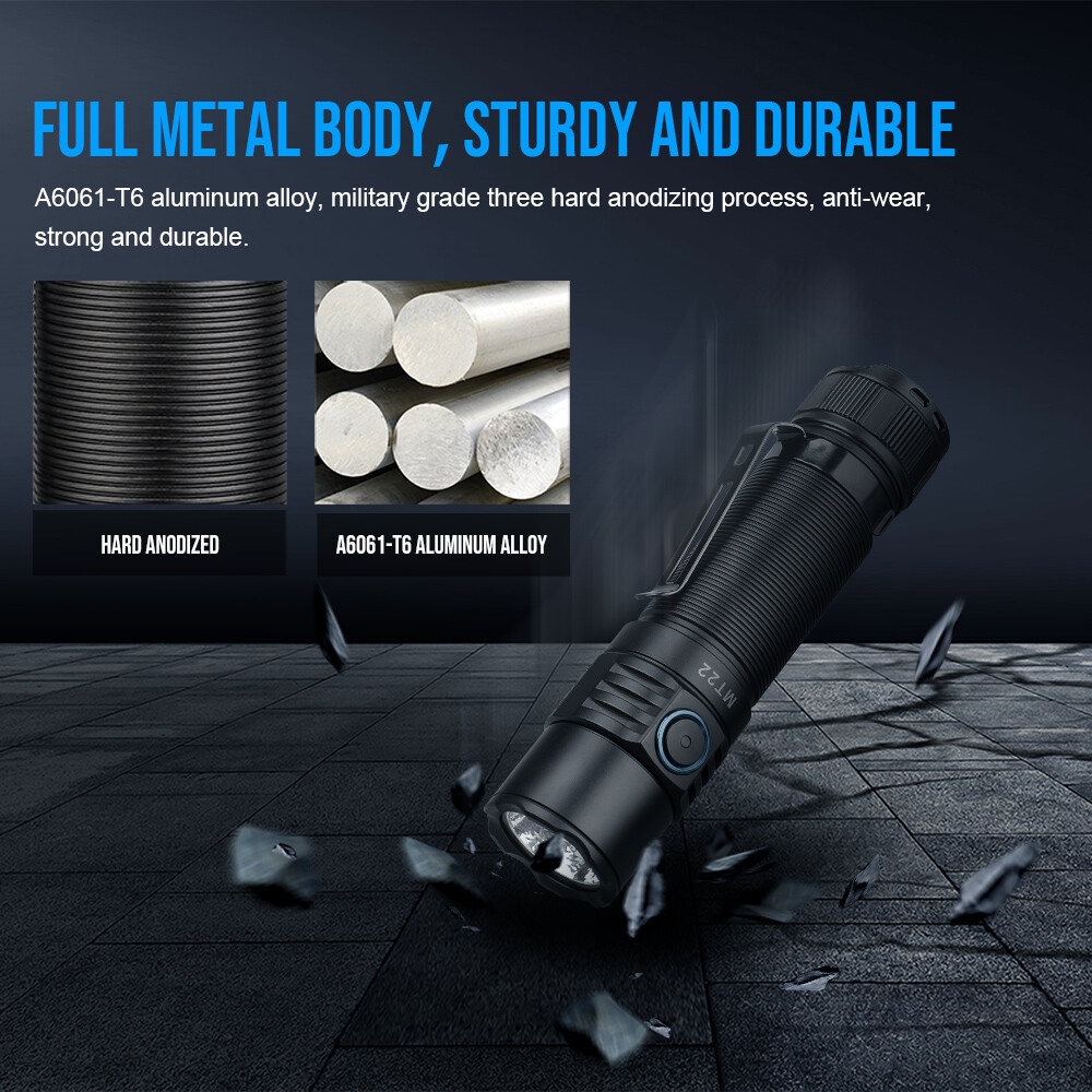 Trustfire 2250Lumen Rechargeable LED Flashlights Powerful Magetic EDC Torch US