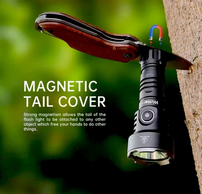 Wurkkos TS12 Mini 14500 Rechargeable EDC Flashlight 1050 lumens. 432m Throw