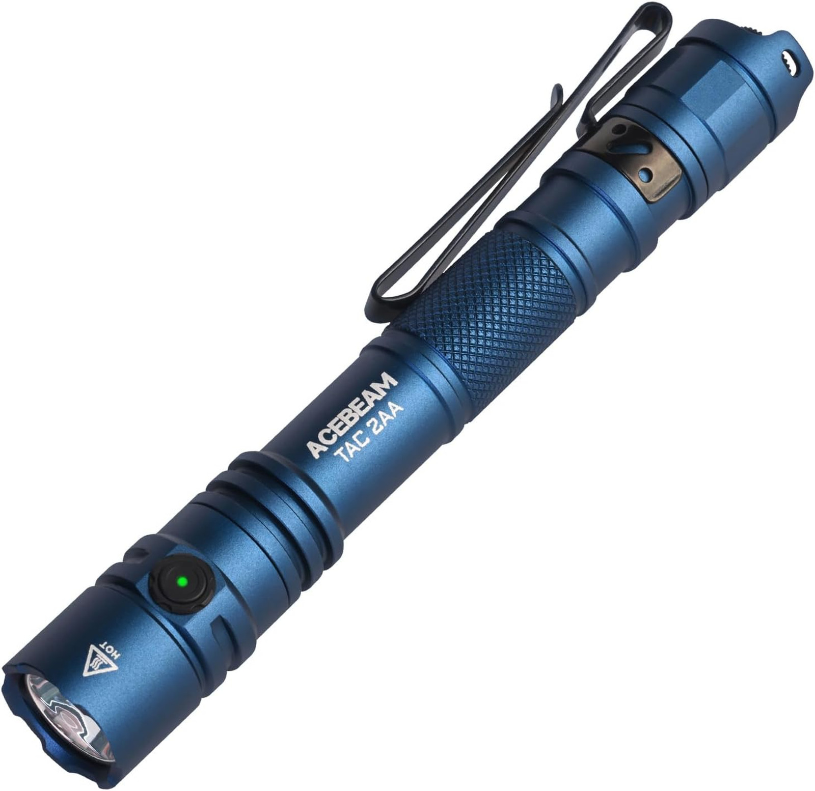 TAC 2AA EDC Tactical Flashlight High Lumens Dual Modes Pocket LED for Camping