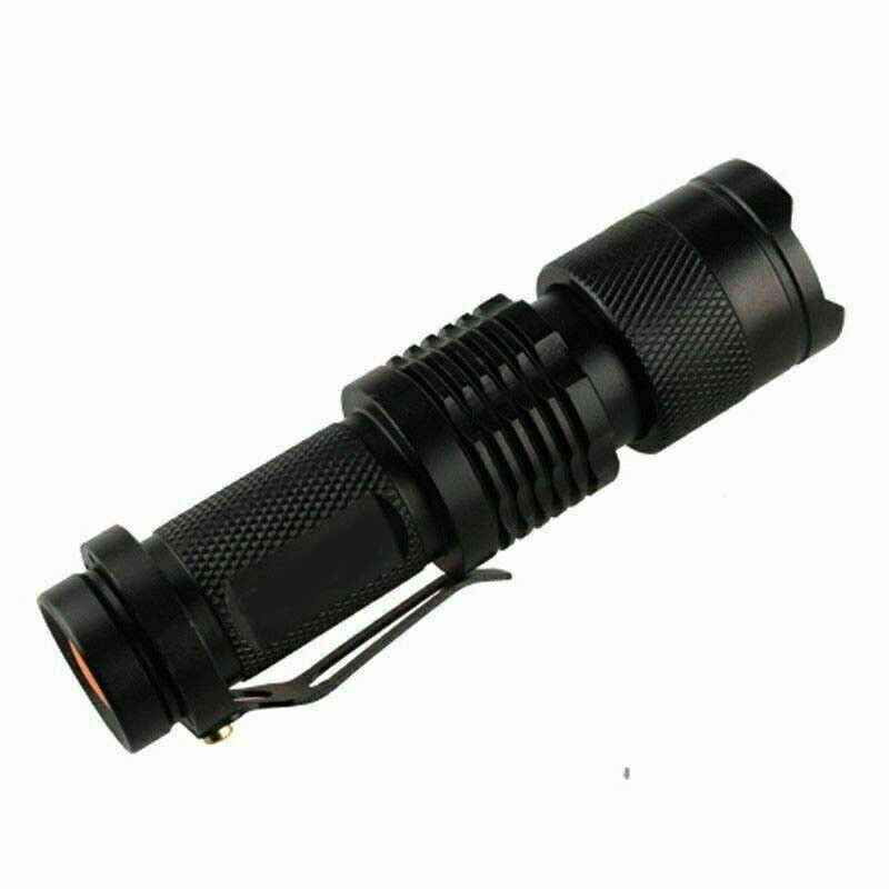 7W 1Mode Mini Zoom In/Out 14500/AA Flashlight Torch Camping Light