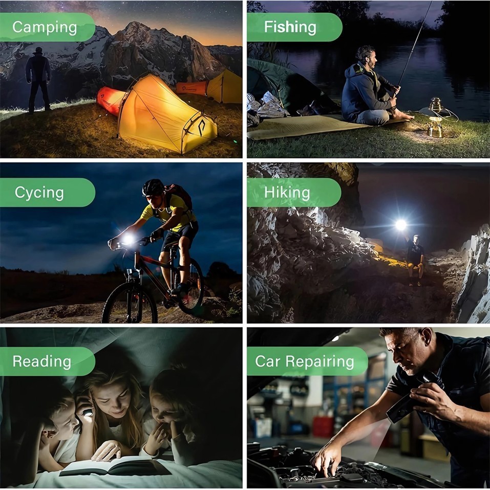 350000000 Lumen Super Bright LED Tactical Flashlight Rechargeable Work Light++=*
