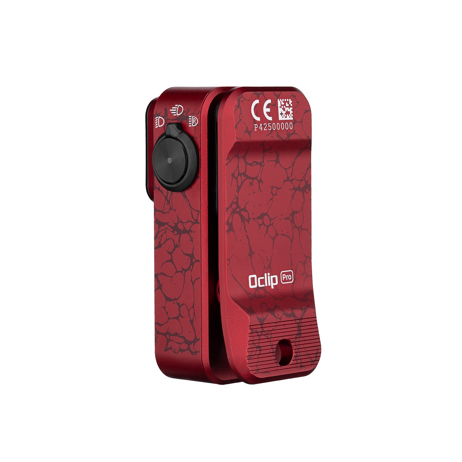 Olight Oclip Pro Molten Lava Clip On light, Flood/Spot/Red Light, 500 Lumens