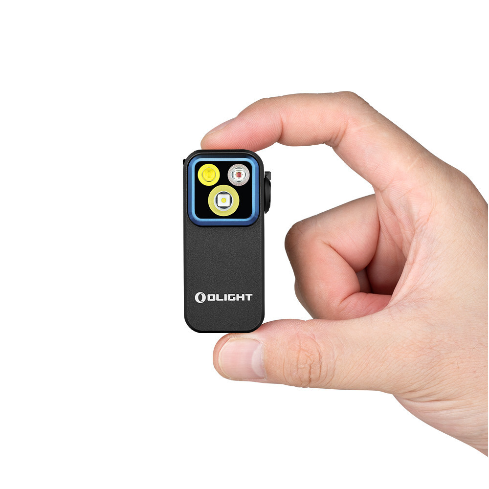 Olight Oclip Pro Black Clip on Flashlight & OPen Mini 2 Black Ballpoint/Pencil
