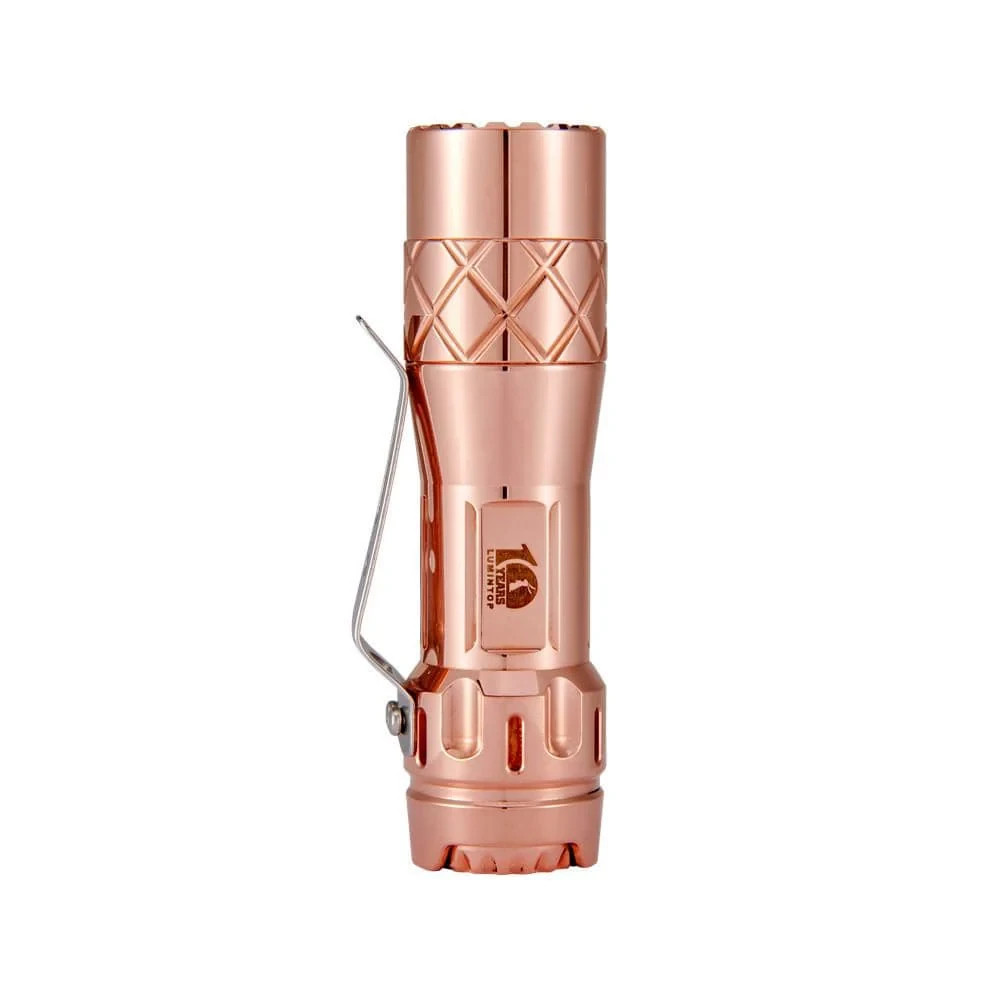 Lumintop LM10 Copper 10 Years Anniversary 2800 Lumens Flashlight XPL HI 3D NW