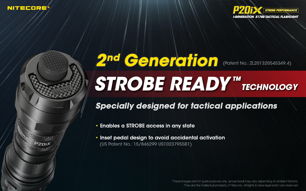 NITECORE P20iX 4000 Lumen USB-C Rechargeable Flashlight with Extra Battery