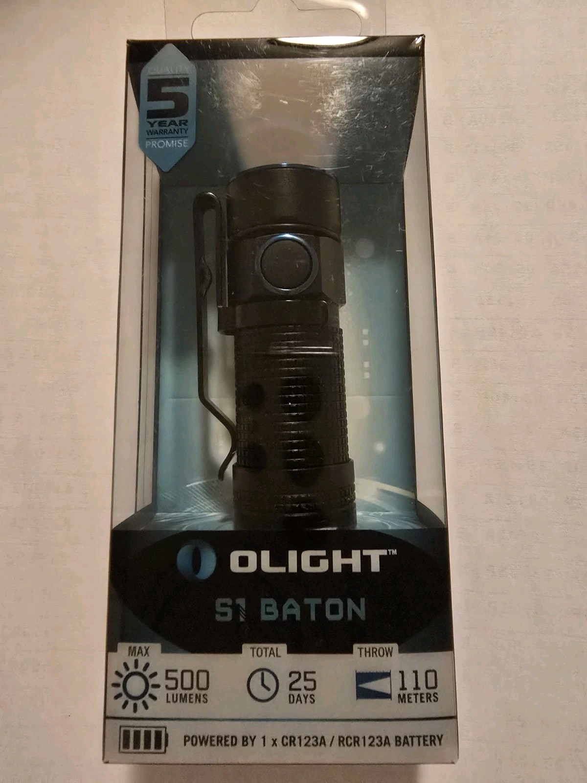 OLIGHT ORIGINAL S 1 NEW COLLECTIBLE CONDITION 500 LUMENS IMPOSSIBLE TO FIND