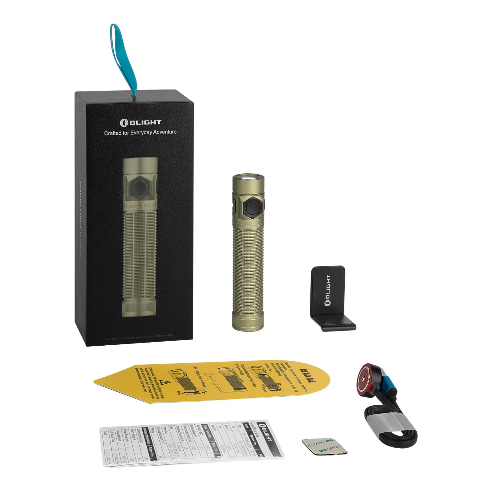 Olight Baton Ultra Olive Green 1800 Lumens & Baton 4 Arctic Flame 1300 Lumens