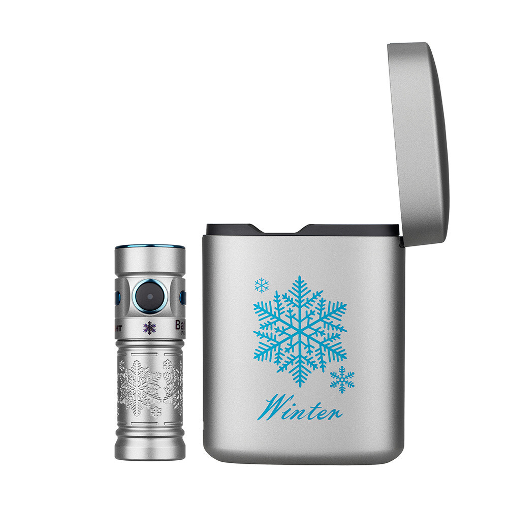 Olight Baton 3 Premium Edition Winter w/Portable Wireless Charger, 1200 Lumens