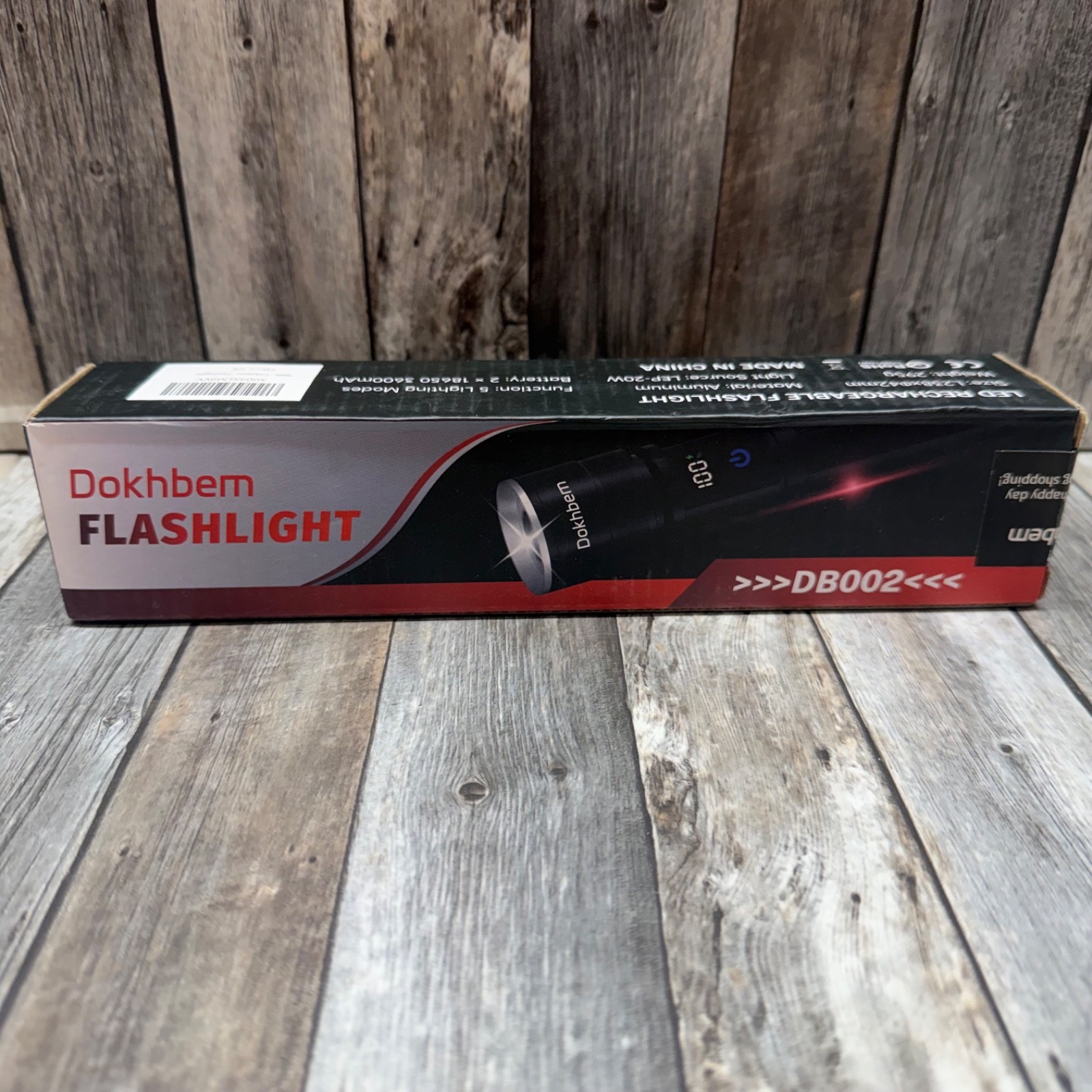 Tactical LED Flashlight 90000 High Lumens LCD Digital Display Waterproof Recharg