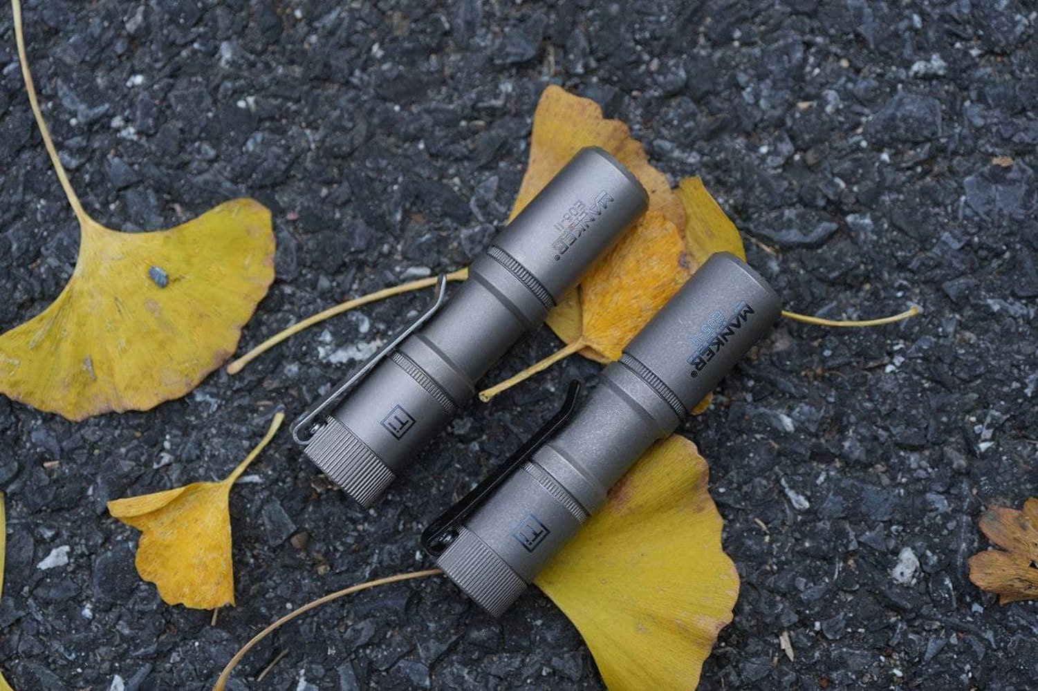Manker E05 II – Stonewashed Ti