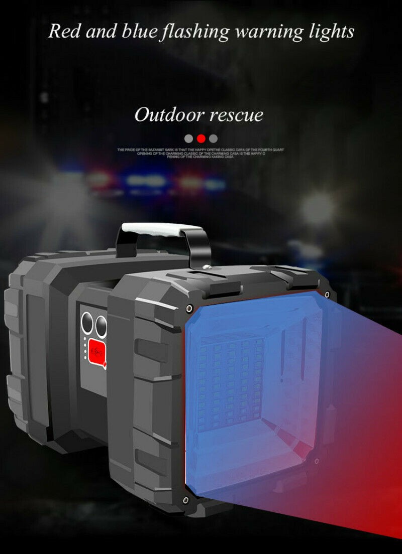 60W P70 45pcs LED Double-Sided Portable Power Torch Super Bright Flashlight USA