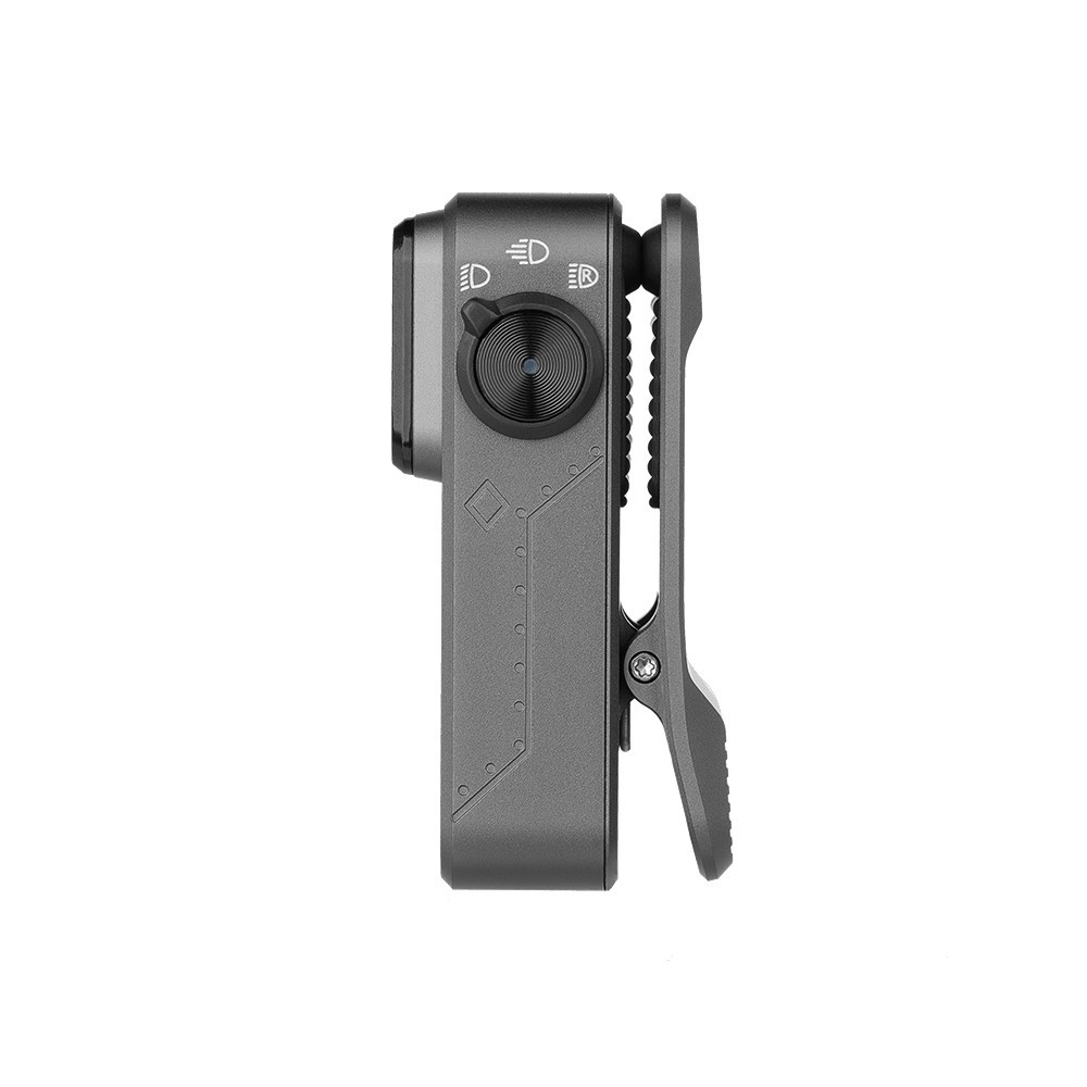 Olight Oclip Pro Phantom Squadron Flashlight, Flood/Spot/Red Light, 500 Lum