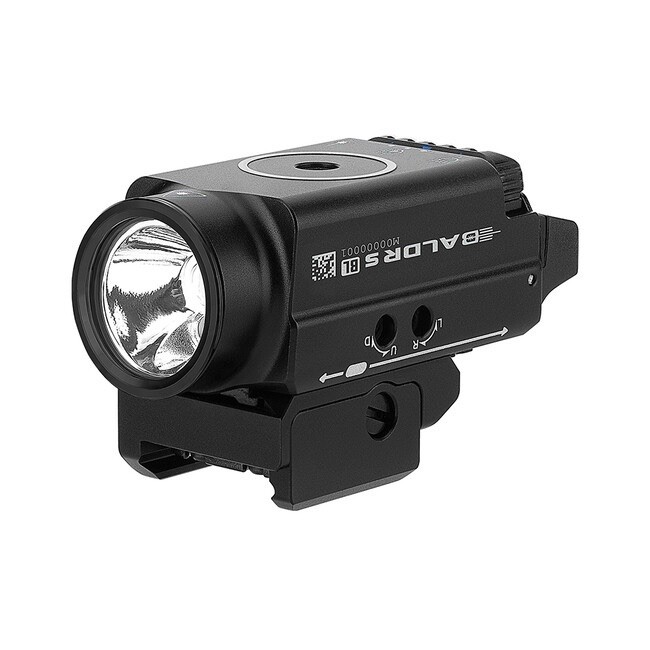 Olight Baldr S Rechargeable 800 Tactical Weapon Light, Blue Laser, GL/Pica A1