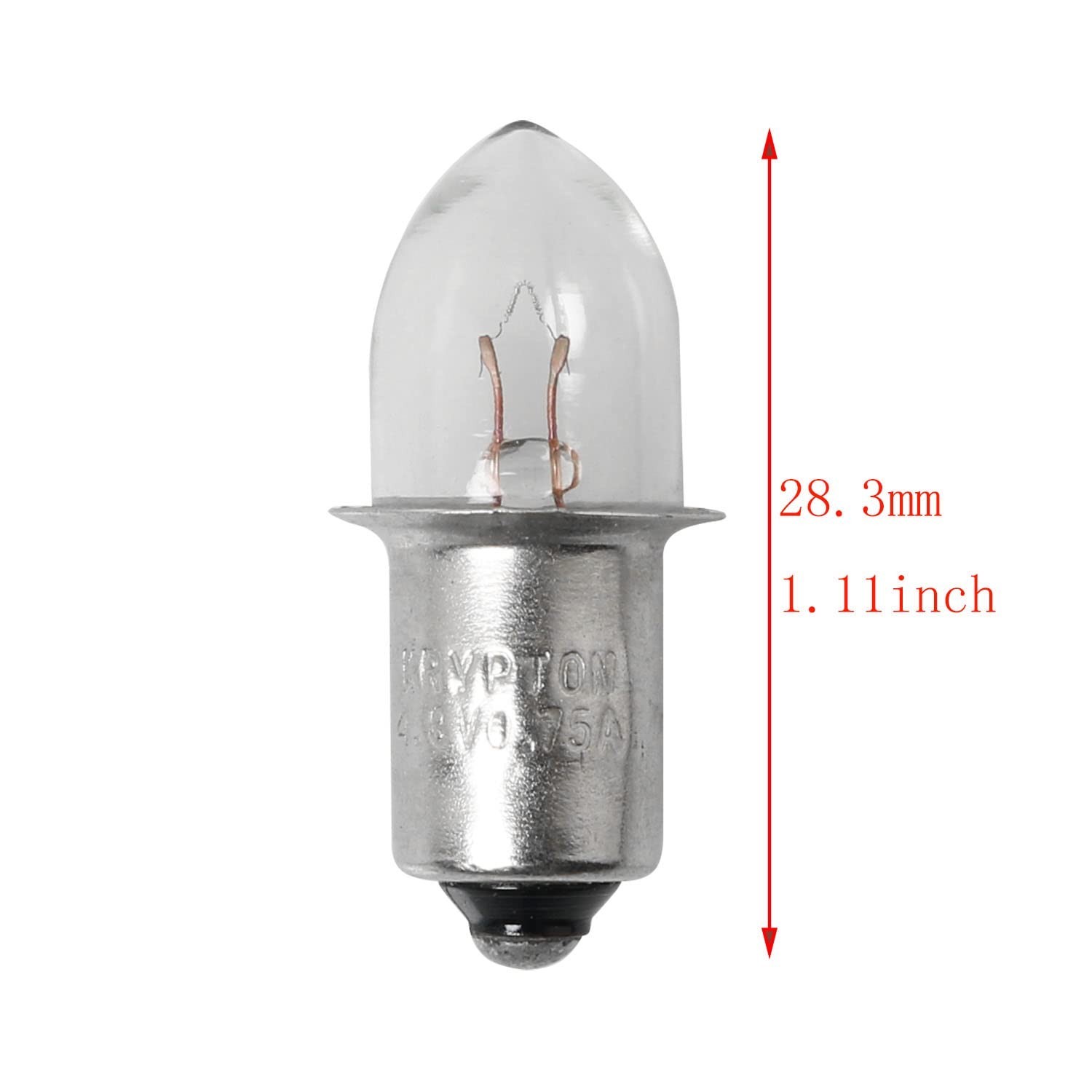 5pcs 4D 4.8V 0.75A Bayonet Base Krypton Replacement Bulb for Flashlight Repla…