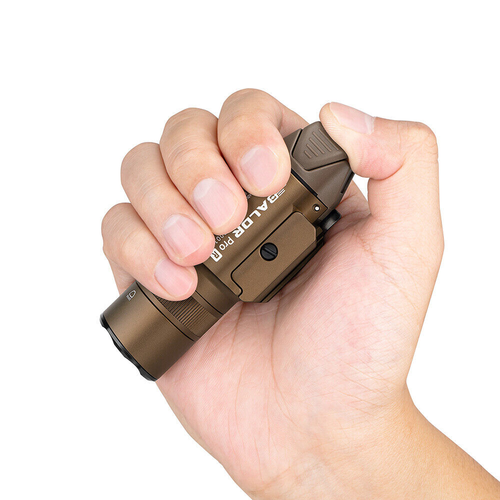 Olight Baldr Pro R Tactical  Flashlight 1350 Lumens Desert Tan