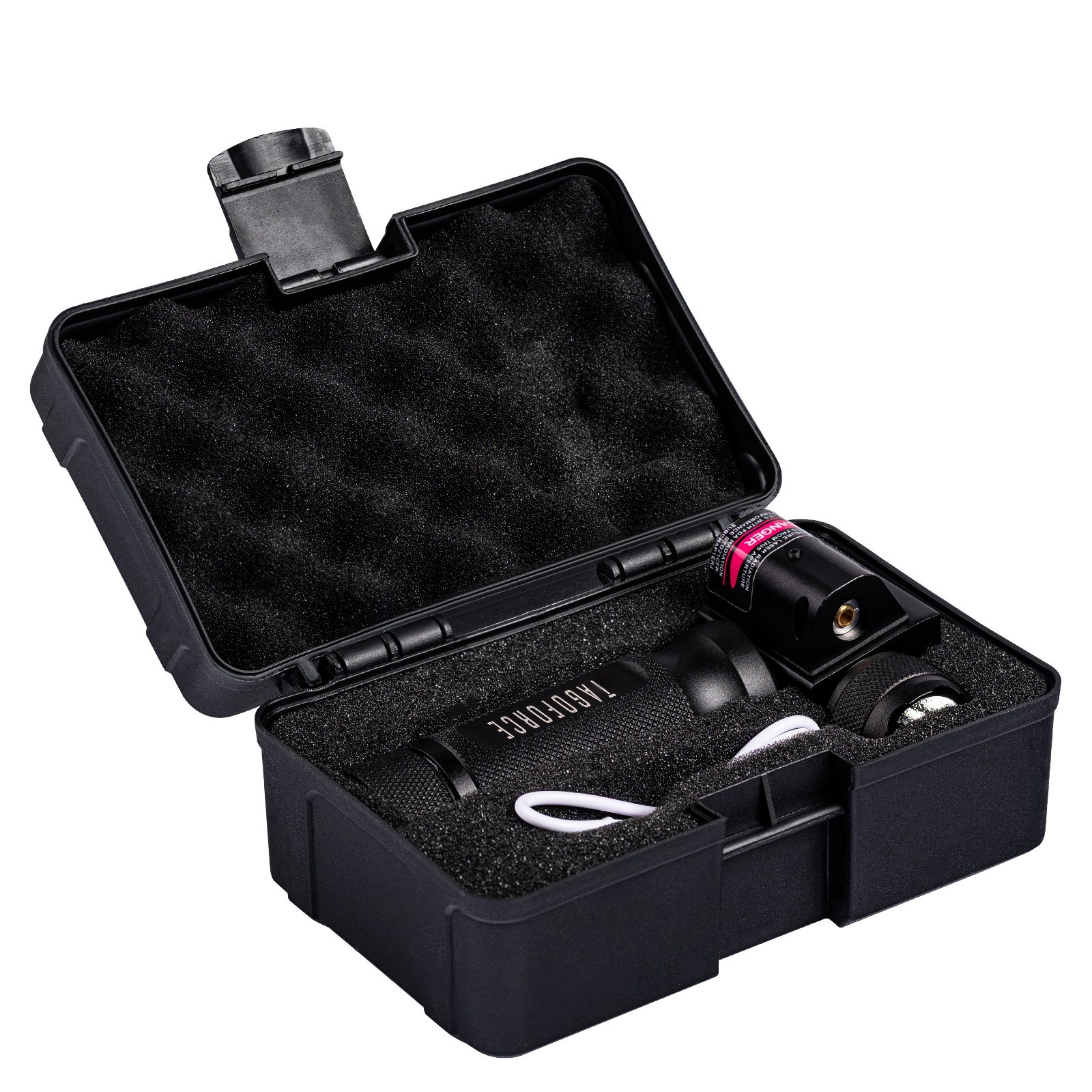 Tactical Weapon Flashlights Laser Sight – Rail-Mounted Light and Red Laser Light
