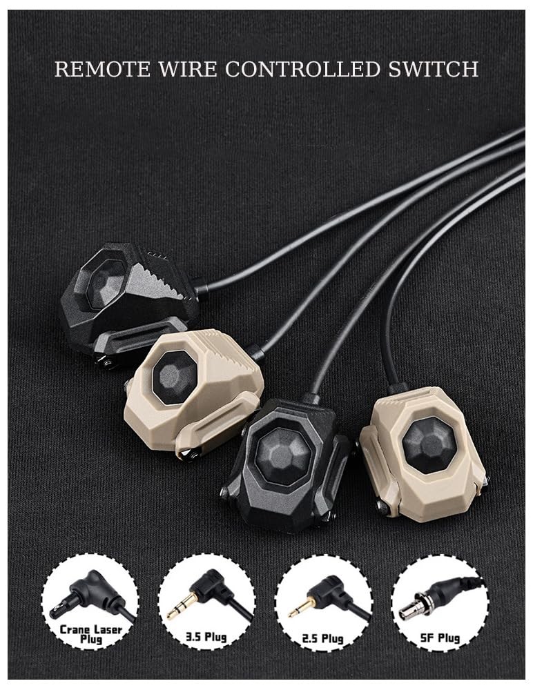 Tactical Modular Button Remote Activation Pressure Switch for SF M300 M600 PE…