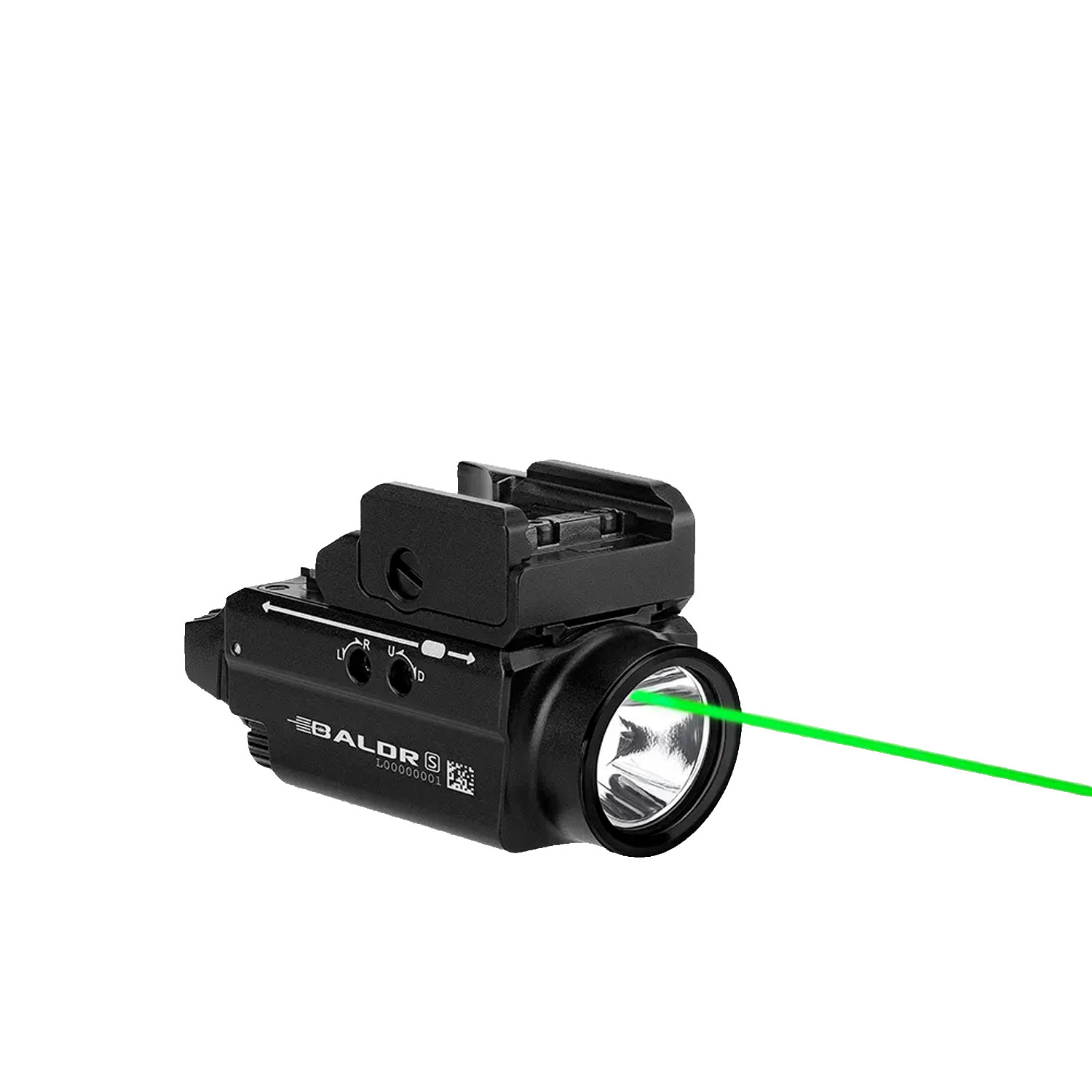 Olight Baldr S 800 Lumen Green Laser Rail Mount Weapon Light Tactical Flashlight