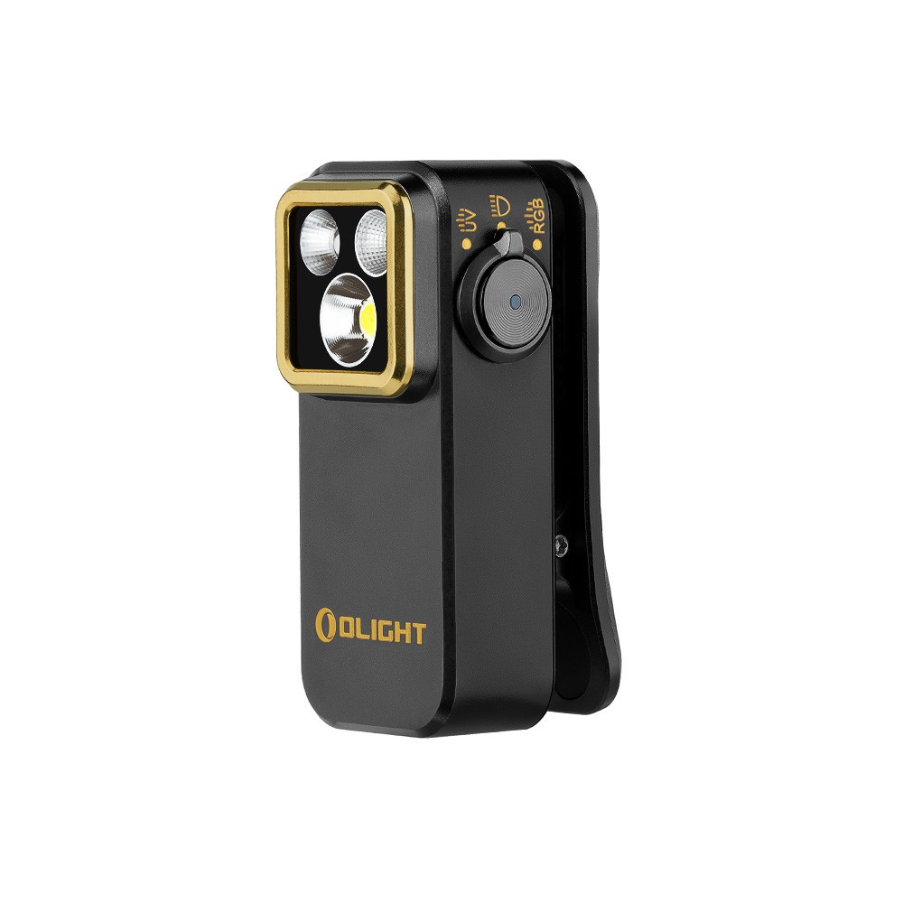 Olight Oclip Pro S Black Multifunctional Clip Light & Oclip Headlamp Strap