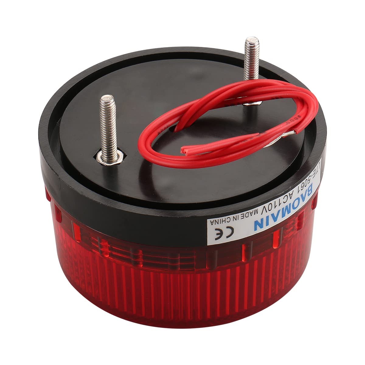 Industrial Signal Warning lamp Round Red Warning Light Blinking LTE-5061 AC 110V