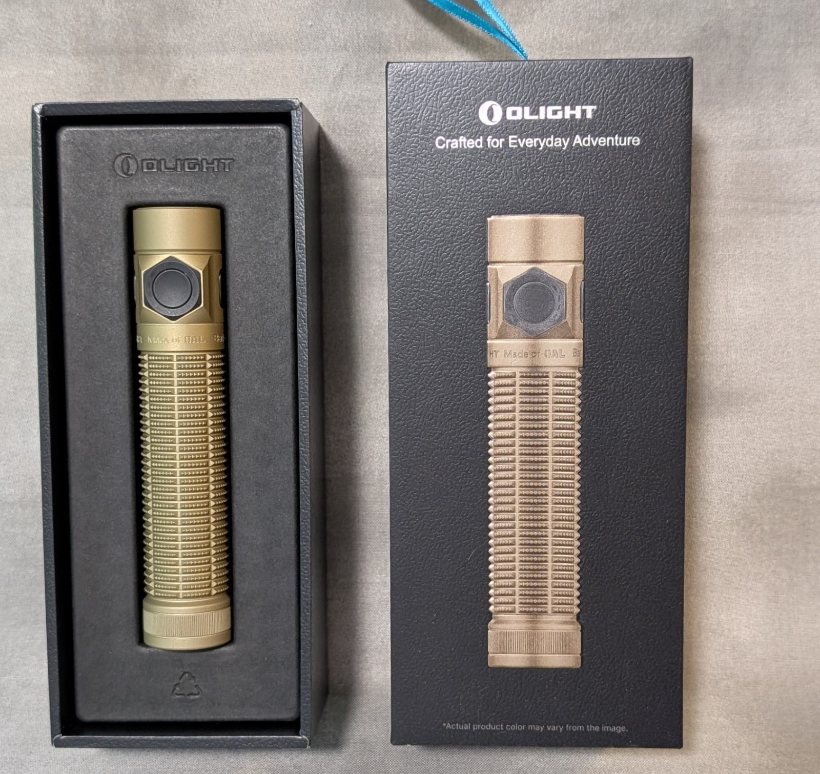 New Olight Baton Ultra Olive Green Dual Switch Compact Flashlight, OAL, 1800 Lum