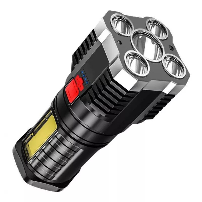 LED Super Bright Torch Flashlight Tactical Camping Outdoor Lamp USB Rechargeable
