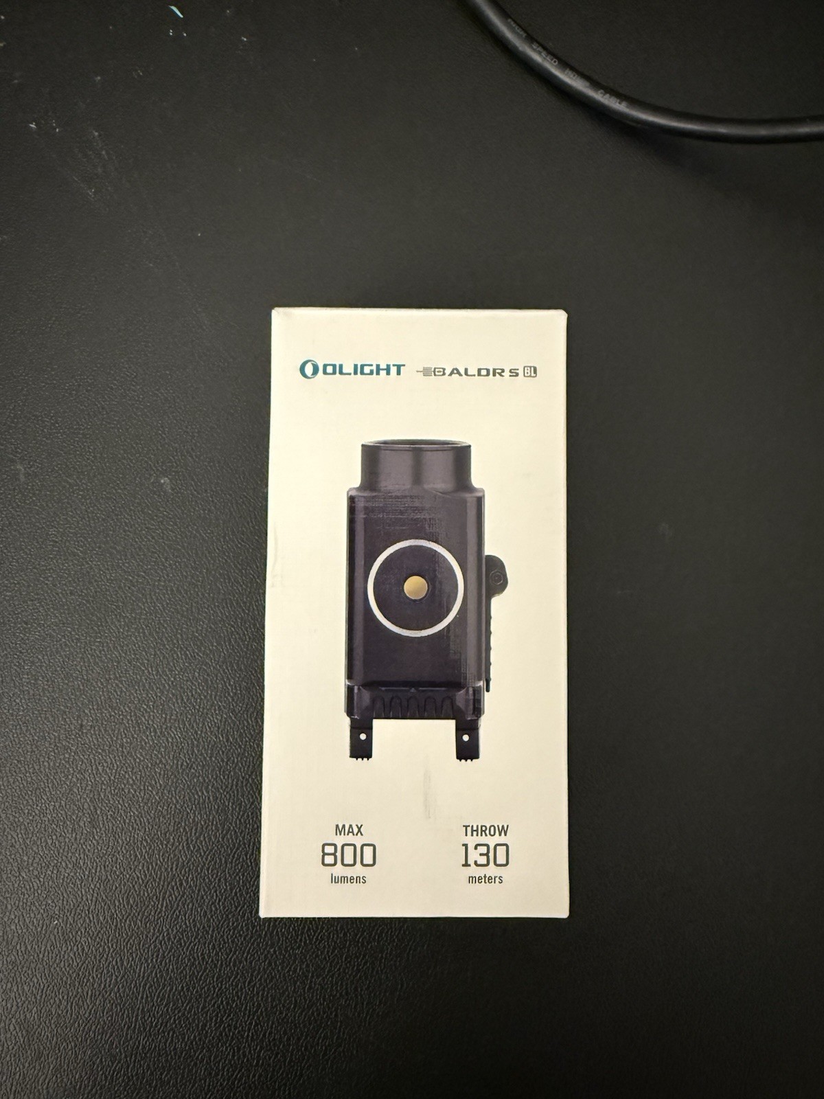 OLIGHT Baldr S BL 800 Lumens LED, Compact Rail Mounted Light with Blue Beam NEW