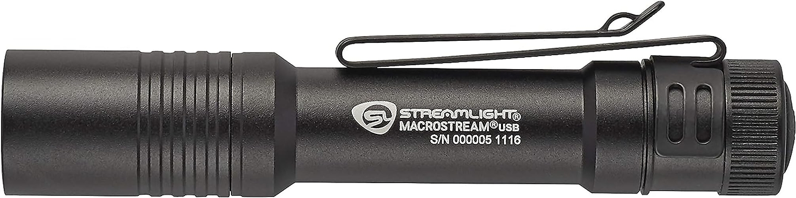 Streamlight 66320 MacroStream USB 500-Lumen Rechargeable Compact Flashlight w…