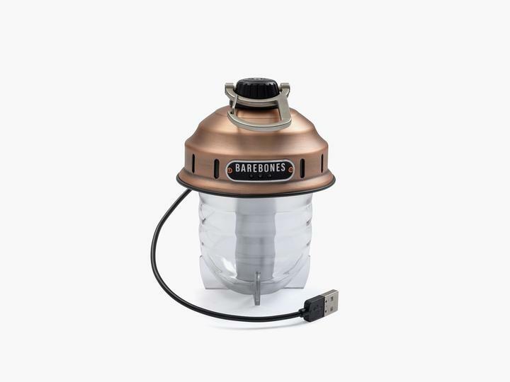 Barebones Living Beacon Hanging Lanter Rechargeable Steel/Copper Construction